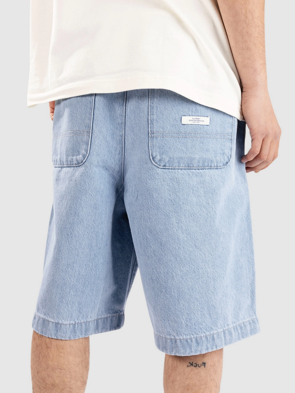 Element Chillin Big Denim Wk Shorts bleach