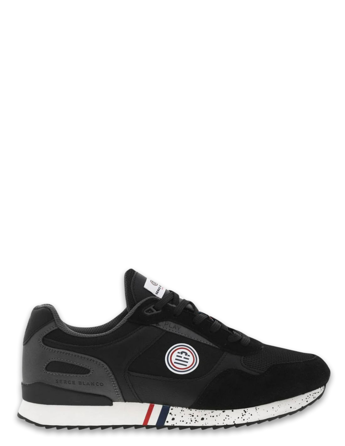 serge blanco Baskets de Ville Homme Chamonix Noir