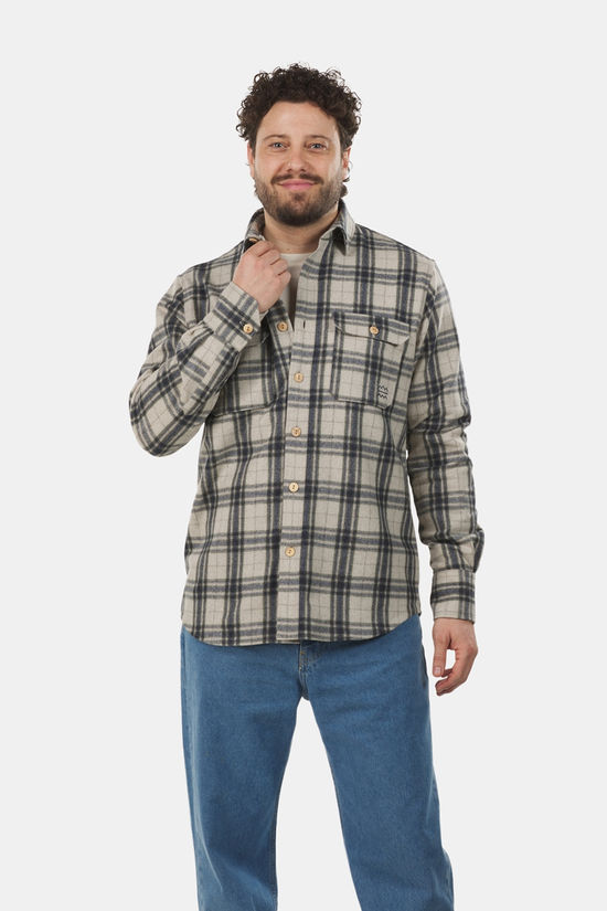 Buitenmens Buitenmens Flannel Melton Ruit Blouse