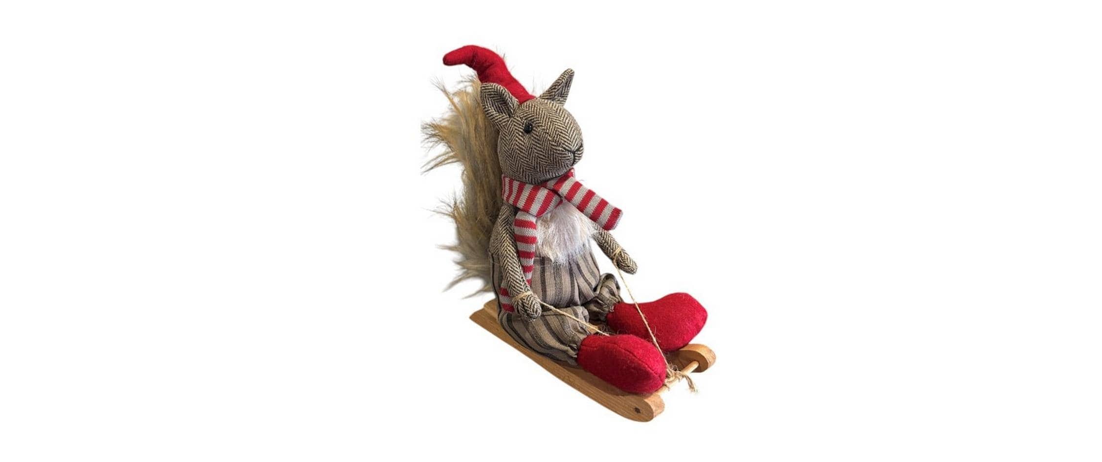 Weihnachtsfigur »Dameco Eichhörnchen auf Schlitten«