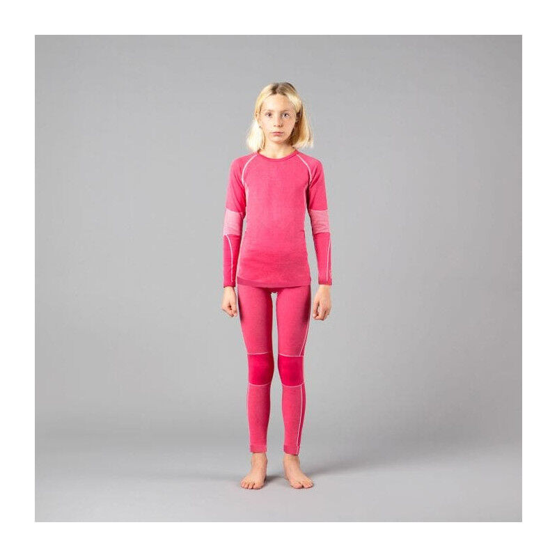 Seamless kid's unisex base layer round neck top - Sous-vêtement thermique enfant