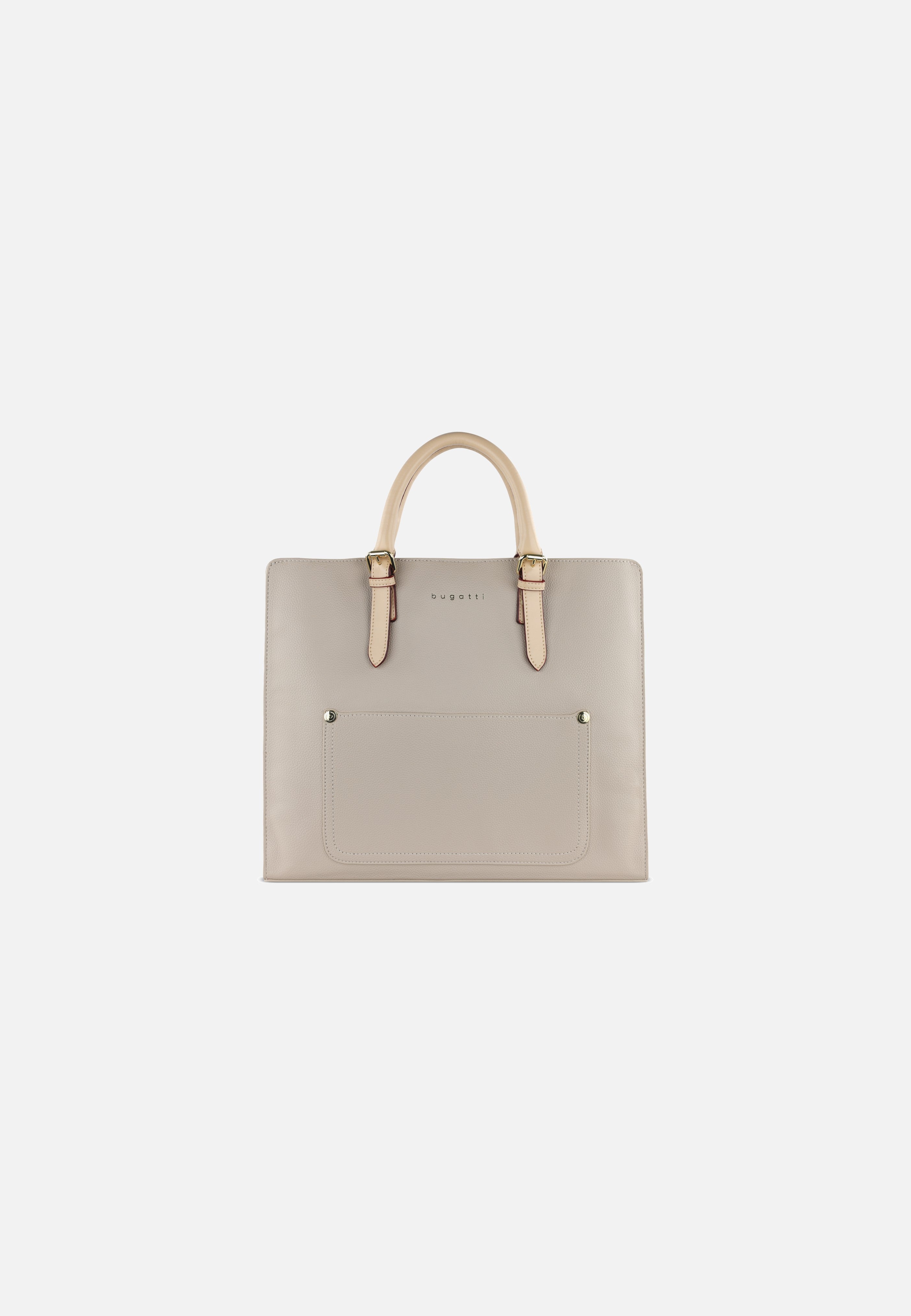 Ella Top Handle L Beige - Tote Bag