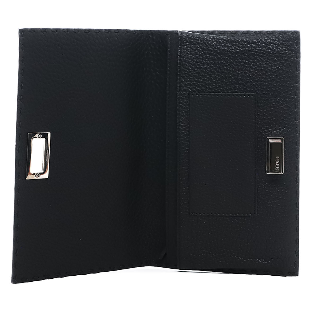 Fendi Portefeuille en Cuir de veau noir - Neuf avec étiquette - 20x12 cm