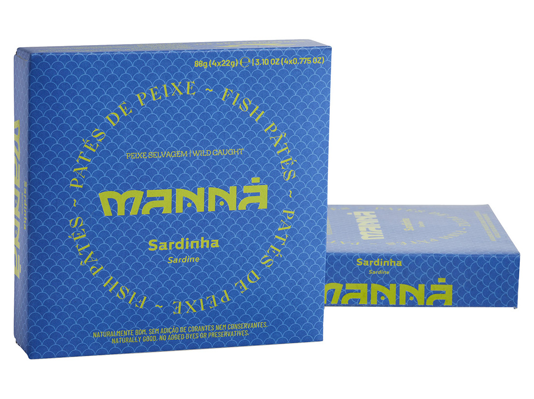 PATÊ SARDINHA MANNA 4X22G