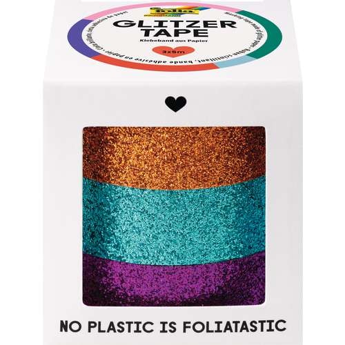 folia® Glitzer-Tape Klebeband-Set