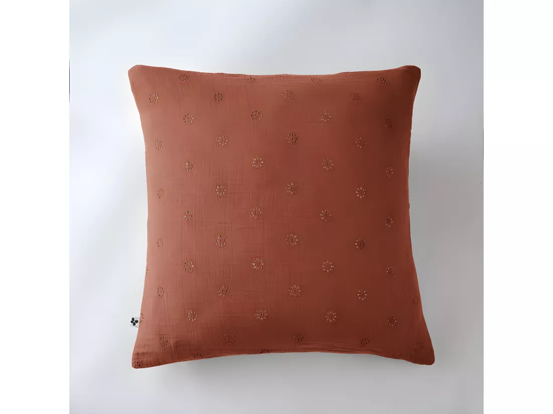 Taie d'oreiller Brodée Déco