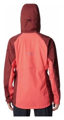 Veste Imperméable Femme Columbia Mazama Trail Rose