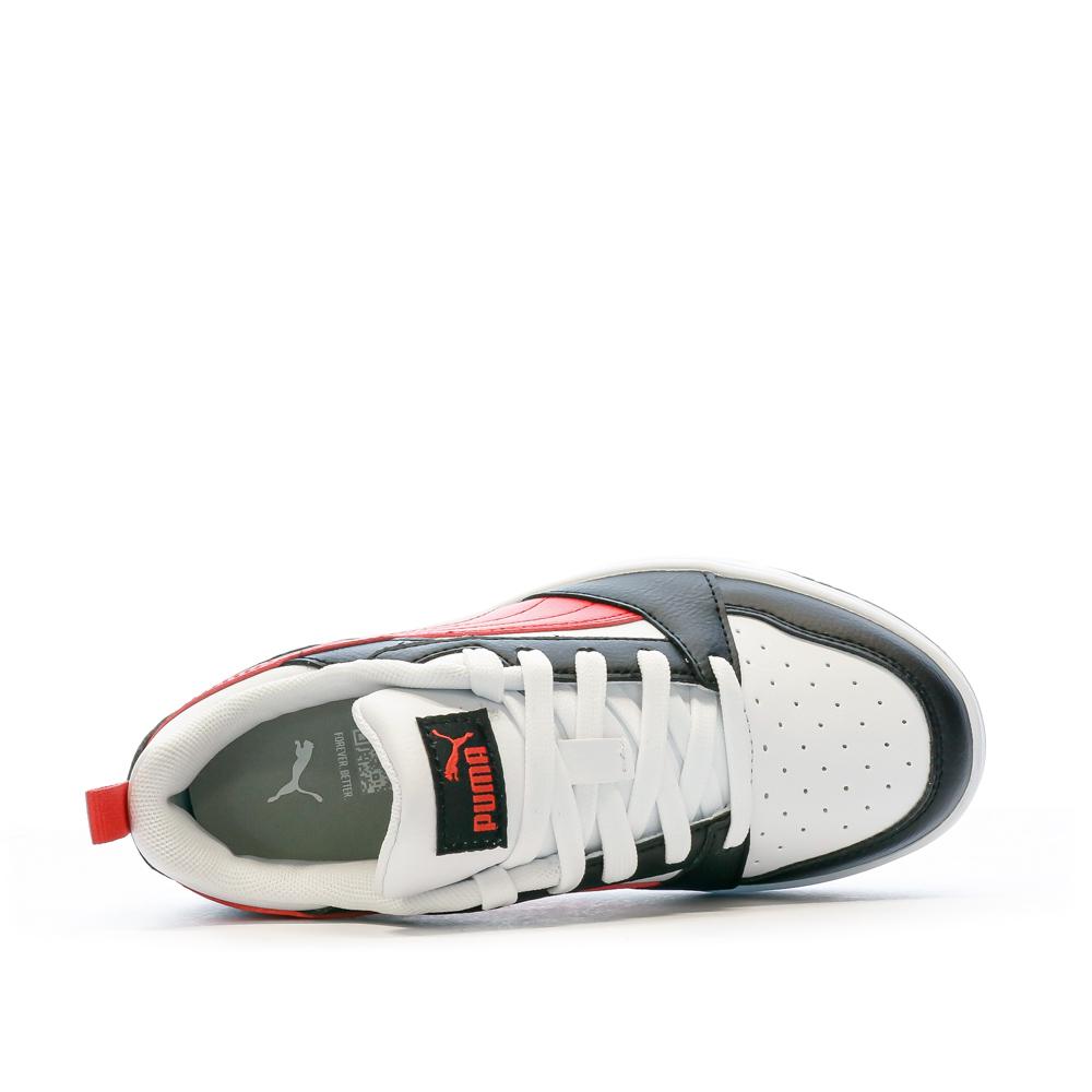 Puma Baskets Noir/Blanc Garçon Puma Rebound