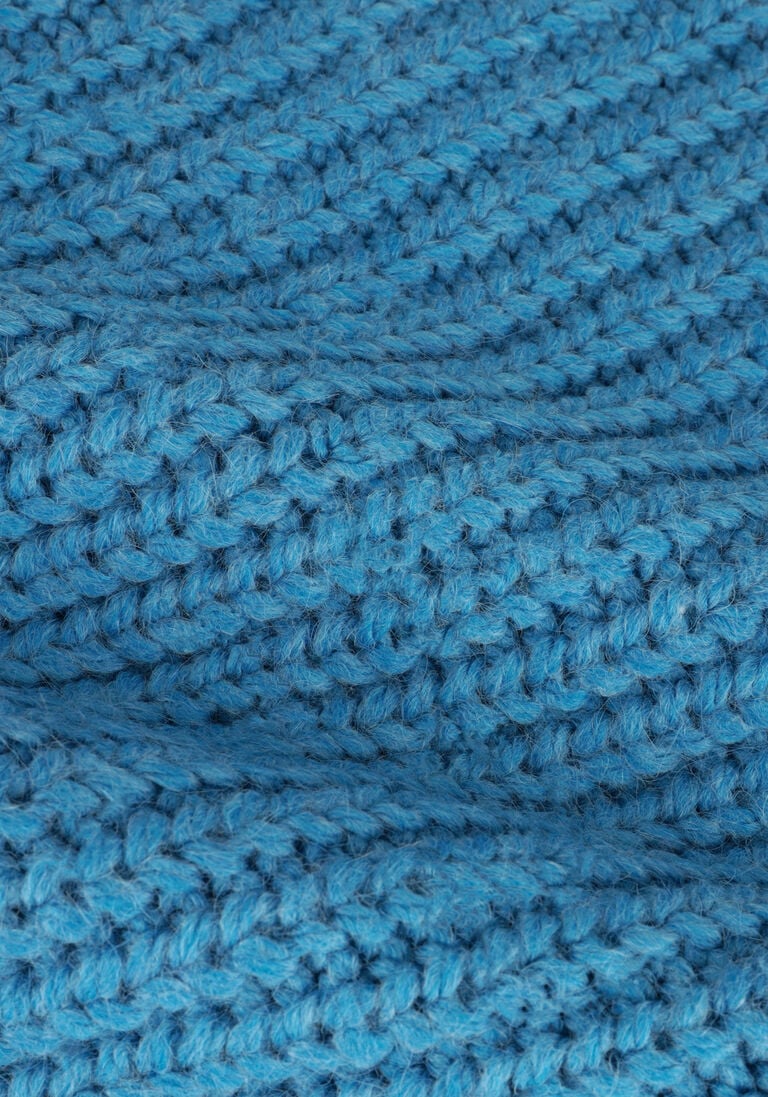Y.A.S. blauwe y.a.s. coltrui yasultra ls high neck knit pullover