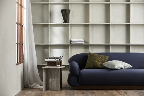 Nordal  Glina High, sofaborde - Wood/Marble