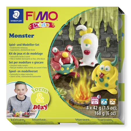 STAEDTLER® FIMO® kids Modelliermasse form&play Monster