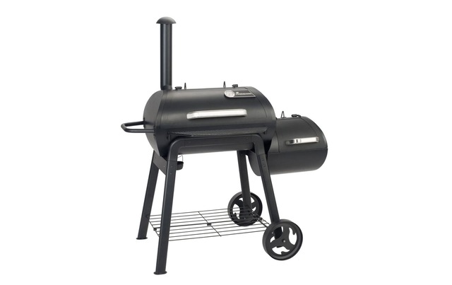 LANDMANN Holzkohlegrill »Smoker Vinson 200« Mobiler Holzkohlegrill mit Ablagen
