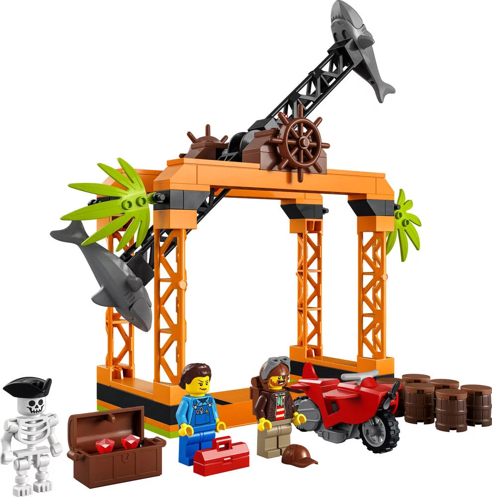 LEGO®CITY 60342 - LE DÉFI DE CASCADE : L’ATTAQUE DES REQUINS