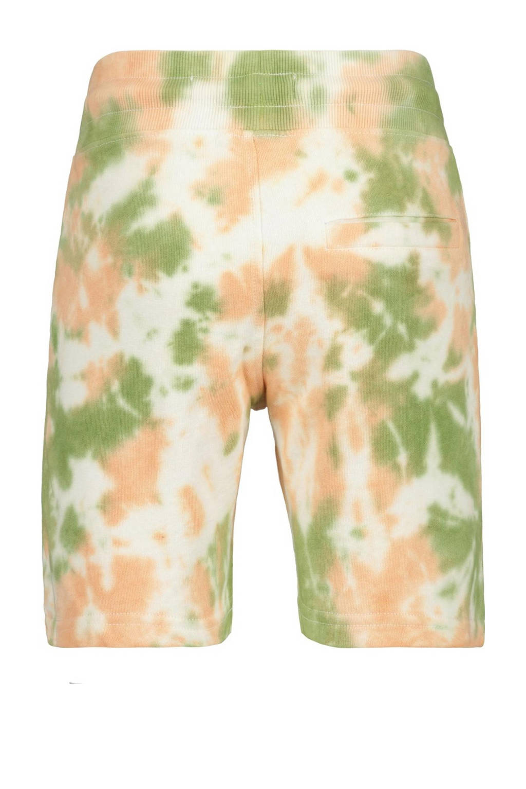 Vingino tie-dye regular fit short RANELL ecru/groen/zalm