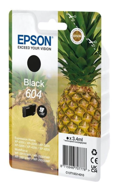Epson - T604 sort blækpatron