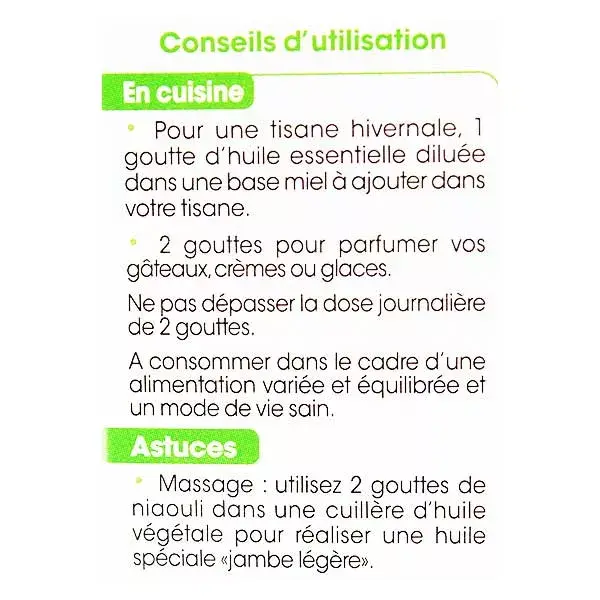 Óleo Essencial de Niaouli Orgânico So'Bio Étic Aroma 15ml