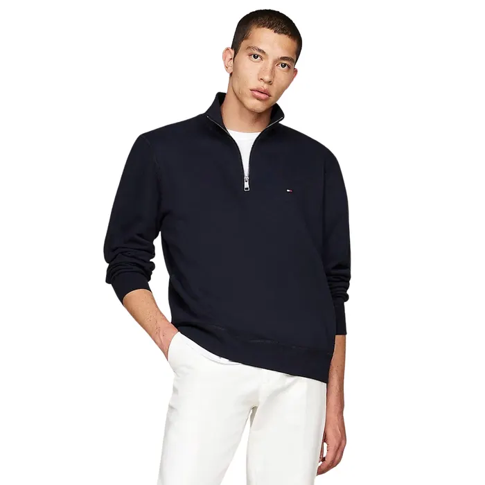 Tommy Hilfiger Essential Fleece 1/4 Zip Sweater Heren