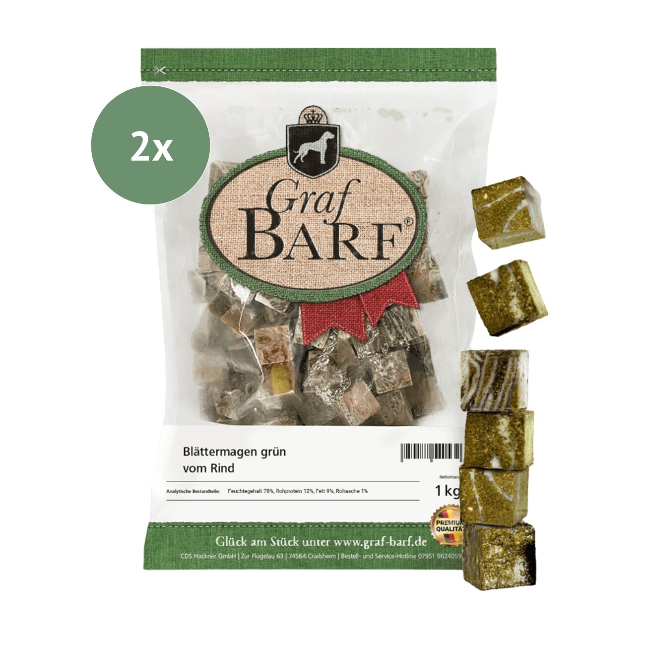 Graf Barf Singlemix vom Rind 1 16x1kg