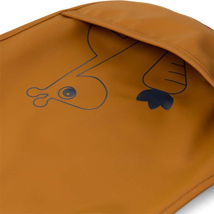 Lot de 2 bavoirs velcro - Deer Friends - Moutarde/Vert - Ecru