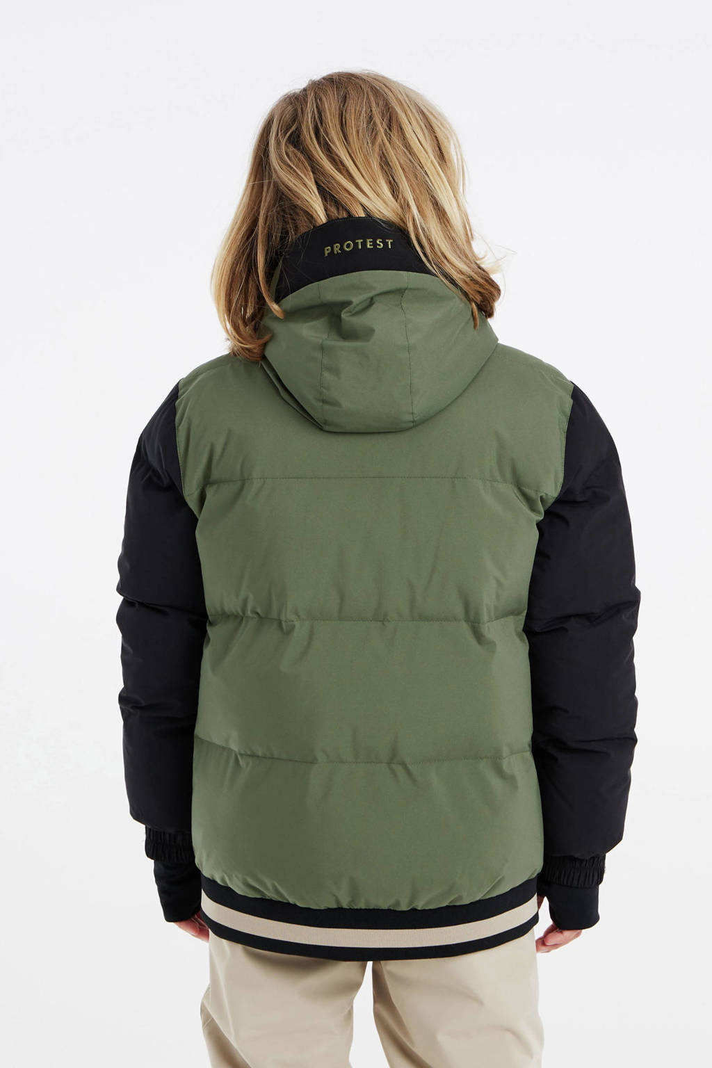 Protest ski-jack PRTLARK JR groen/zwart