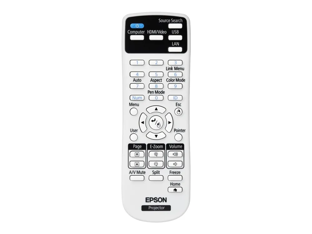 Epson EB-685Wi - LCD-projektor - 3500 lm - WXGA (1280 x 800) - 16:10 - HD 720p - LAN (V11H741040)