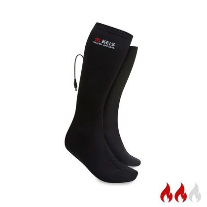 Chaussettes chauffantes Keis S302 - Noir