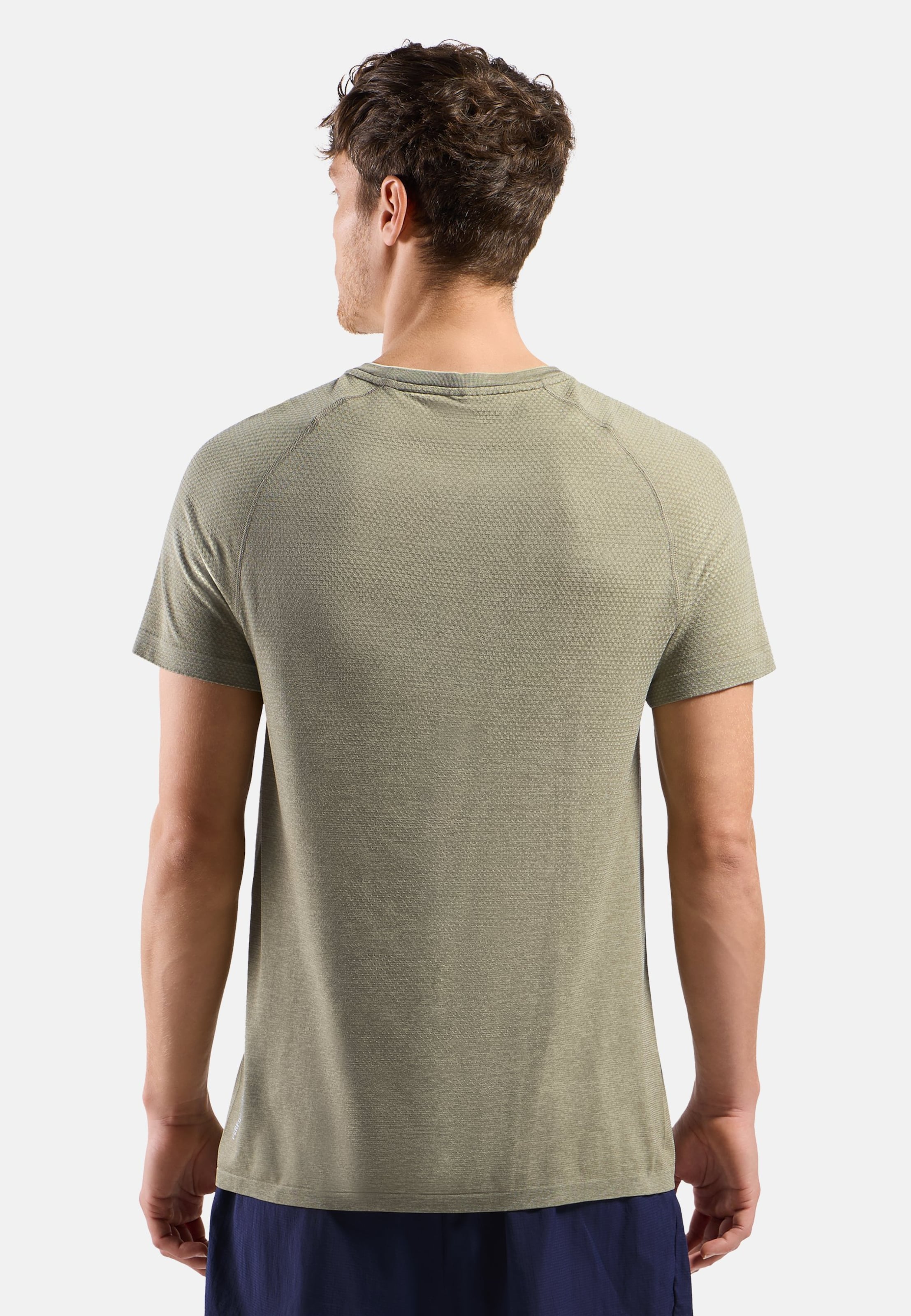 Essentials Seamless Laufshirt in vetiver melange