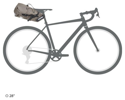 Sacoche de Selle Ortlieb Seat Pack 11L Gris Beige Dark Sand