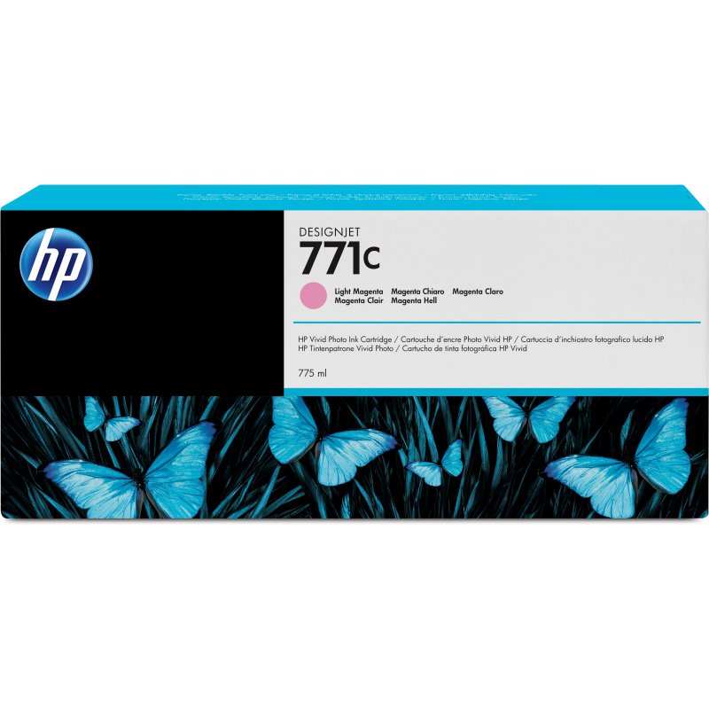 HP 771C cartouche d'encre DesignJet magenta clair, 775 ml