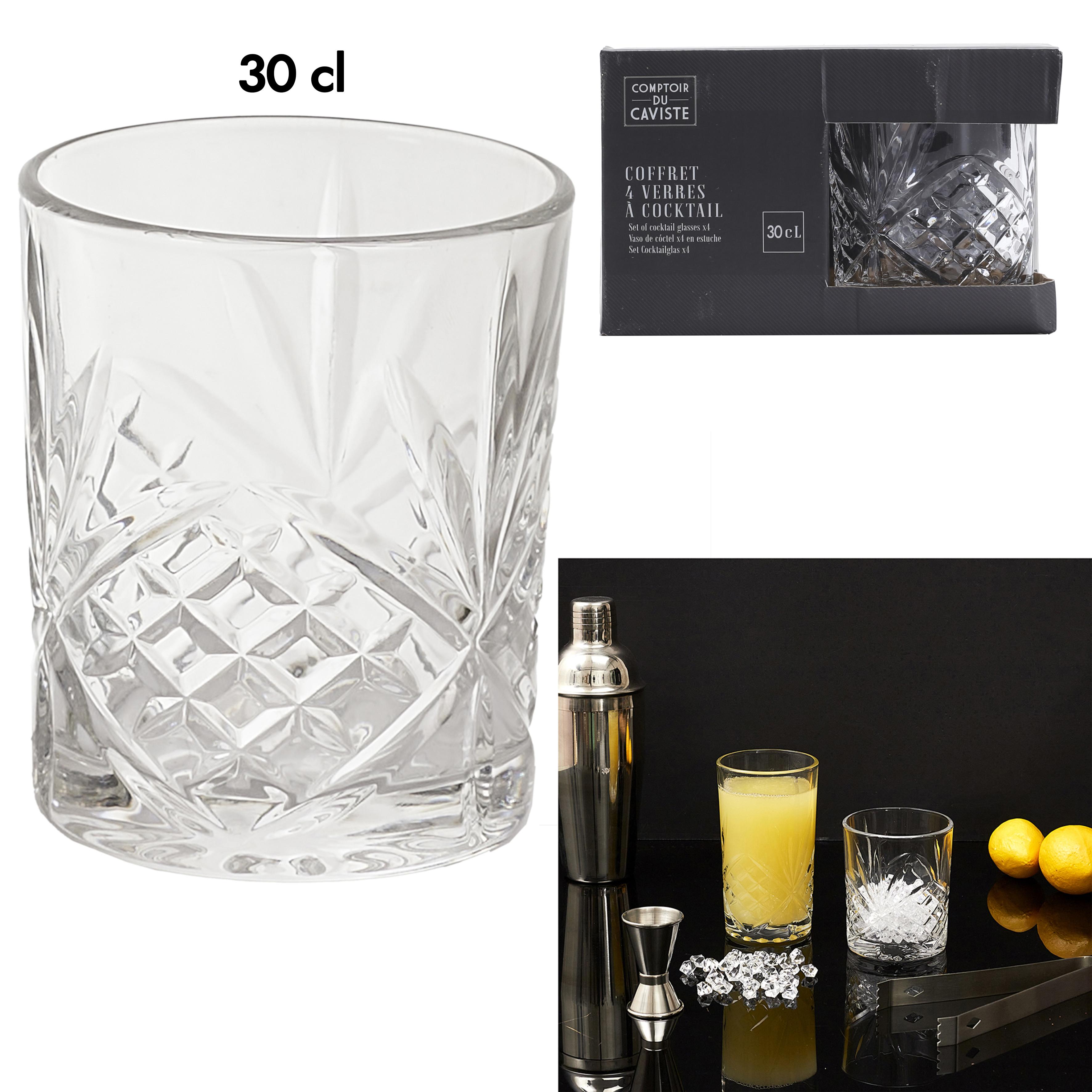 VERRE COCKTAIL 4 PIECES 30CL