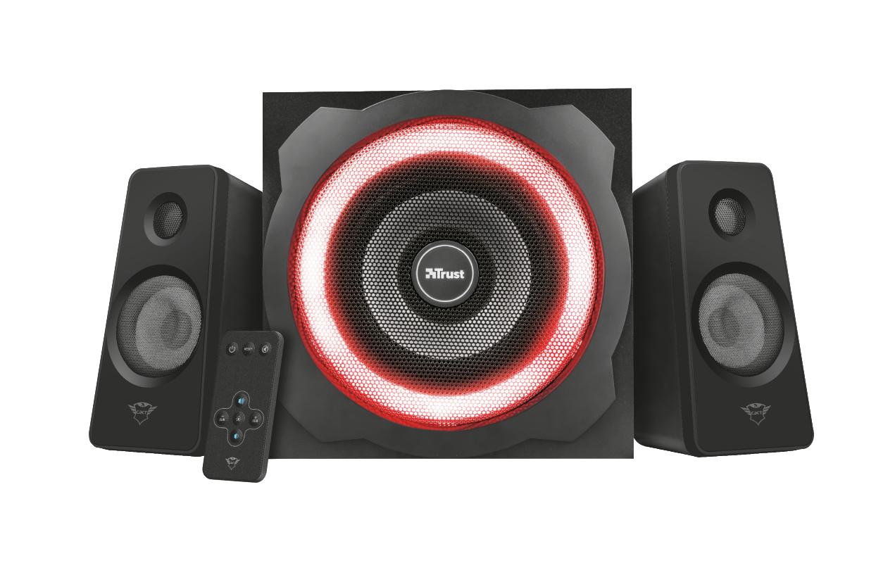 PC-Lautsprecher GXT 629 Tytan RGB Illuminated 2.1<br>Leistungsstarkes 2.1-Lautsprecherset mit einstellbarer RGB-Beleuchtung