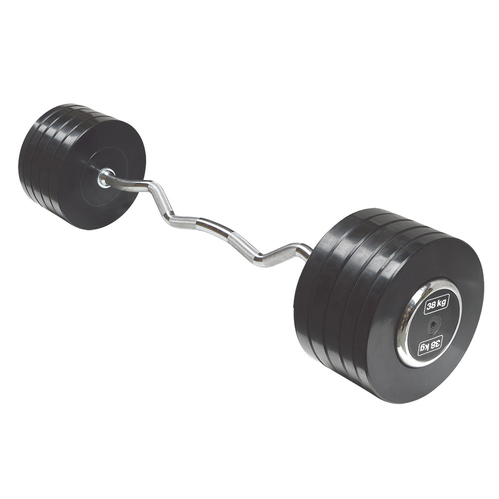 BODYSOLID Barre Curl Préchargée