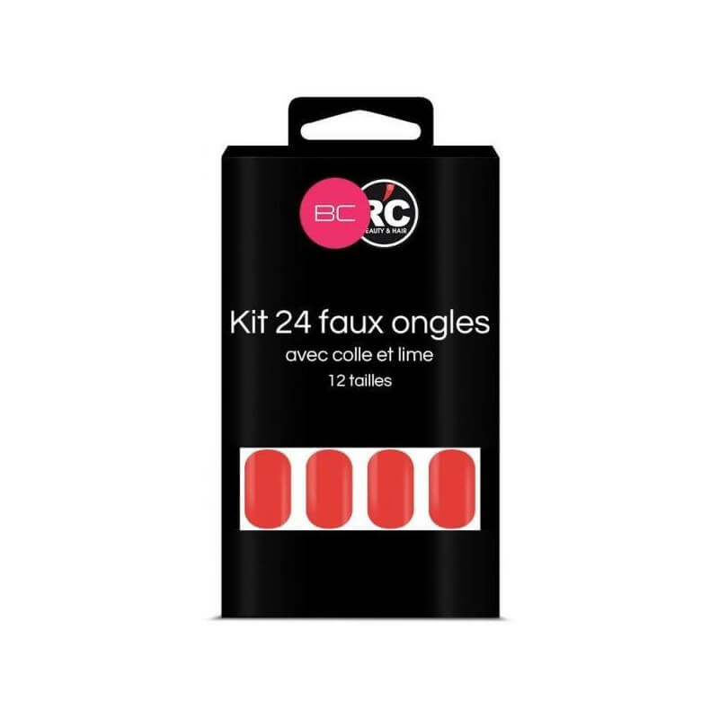 Boîte de 24 tips faux-ongles Beauty Coiffure