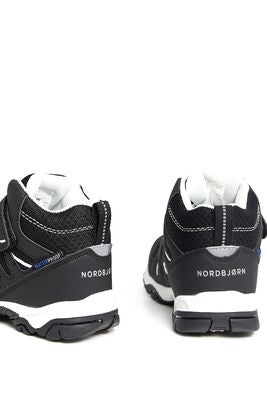Nordbjørn Mercury Mid WP  Fleecefôrede Sneakers, Black/White