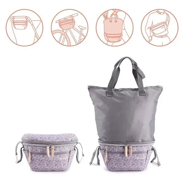 Passeios com a bolsa de fraldas Béaba na selva de Biarritz