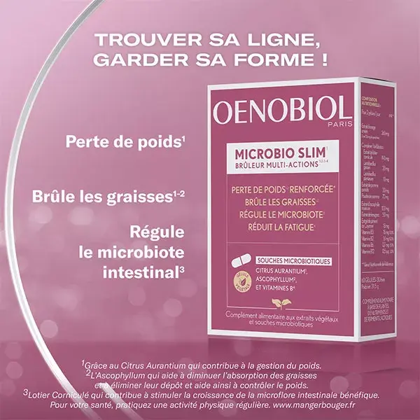 Oenobiol Microbio Slim 60 cápsulas