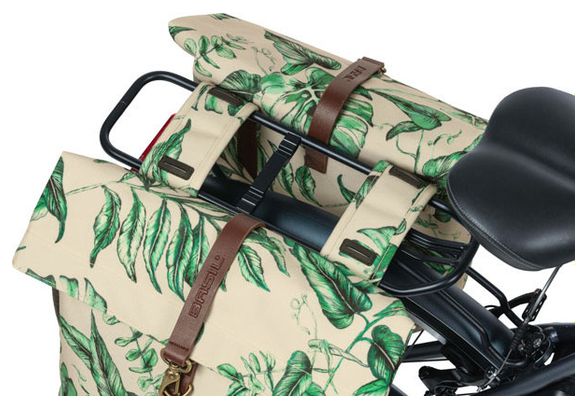 Sacoches de Porte-Bagage Basil Ever-Green 28-38L Beige / Sable