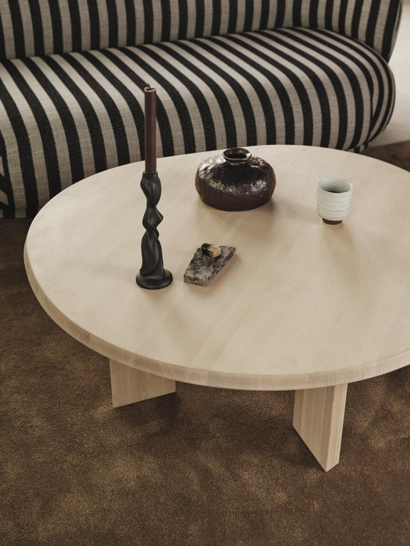 Ferm Living Tarn salontafel wit geolied beuken