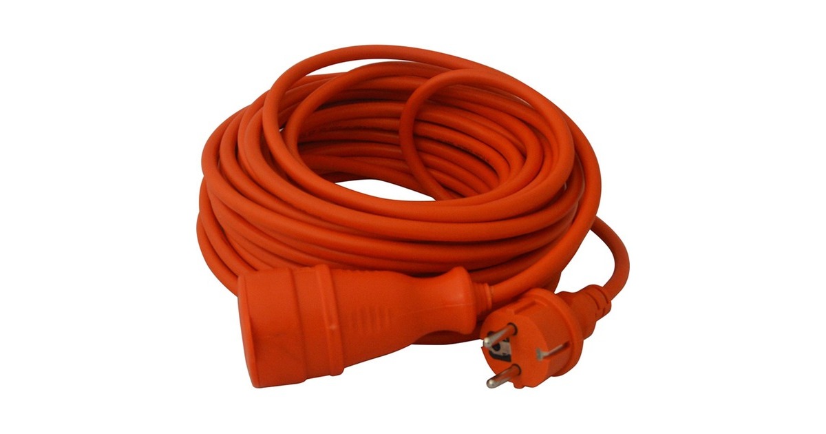 BLACK+DECKERVerlengkabel 25 meter - IP44  (Oranje)