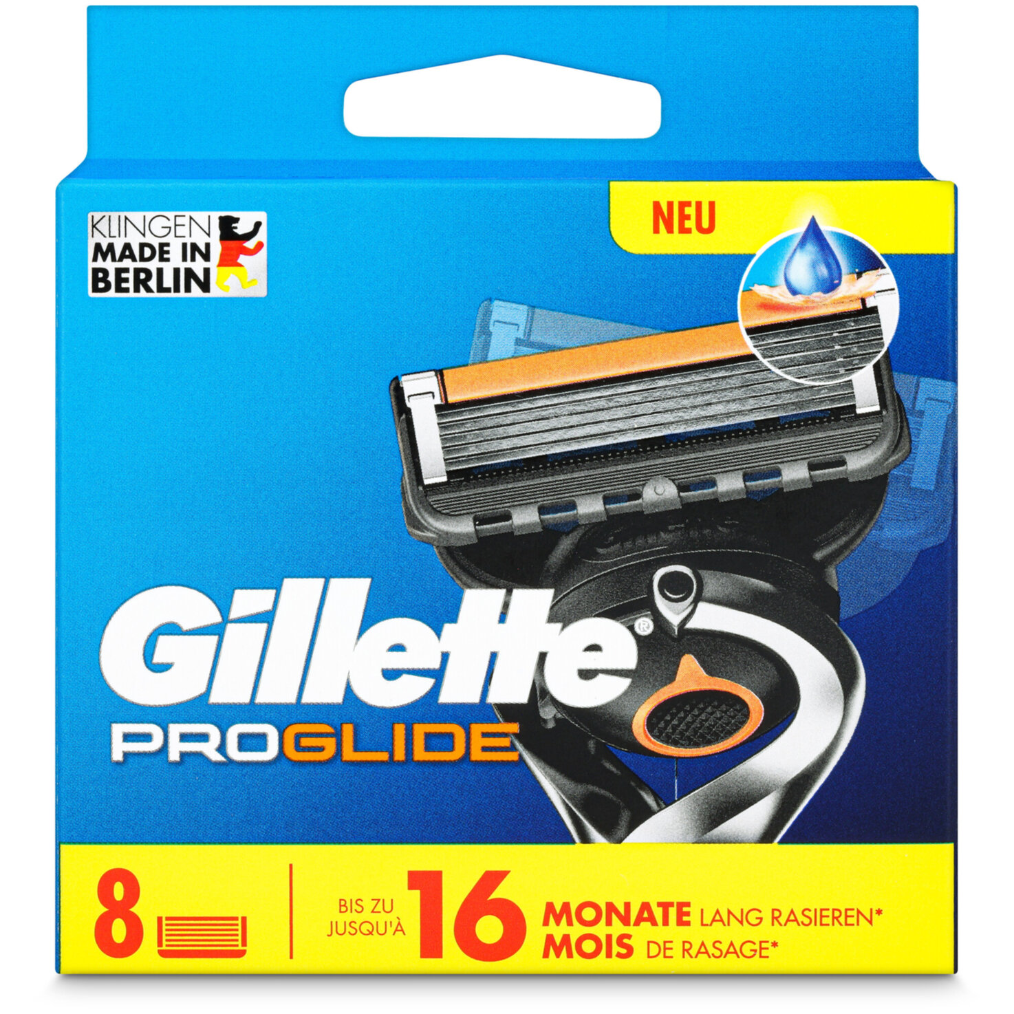 Gillette PROGLIDE Klingen 8 Stück