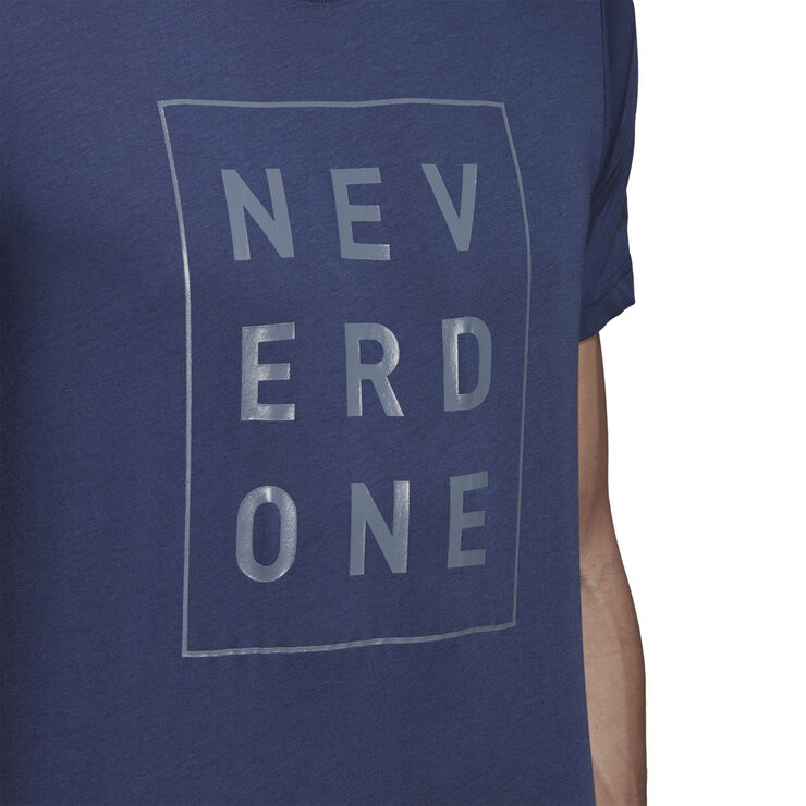 adidas Never Done T-shirt Blå