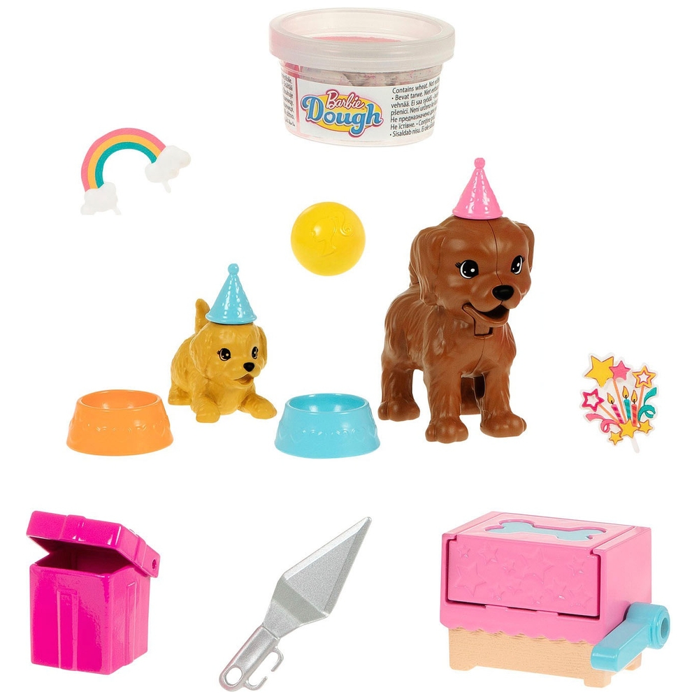 Barbie Welpenparty-Spielset und Puppe