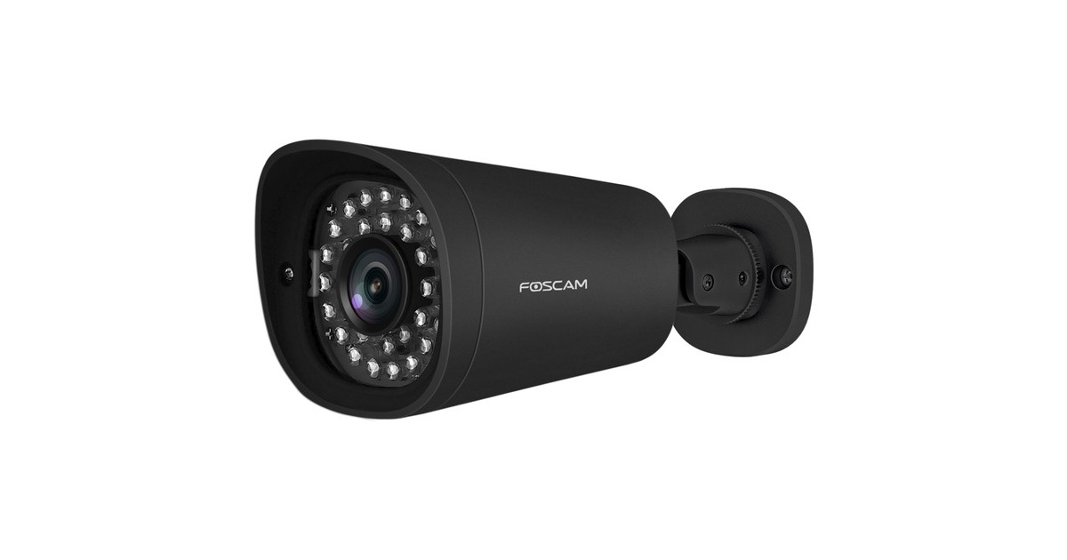 FoscamG4EP PoE 4.0 megapixel buitencamera  (Zwart, PoE, 4.0 Megapixel)