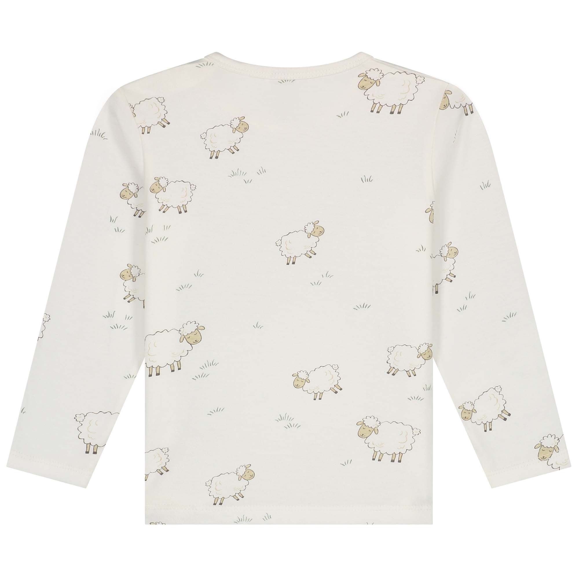 Prénatal peuter pyjama Schapen wit