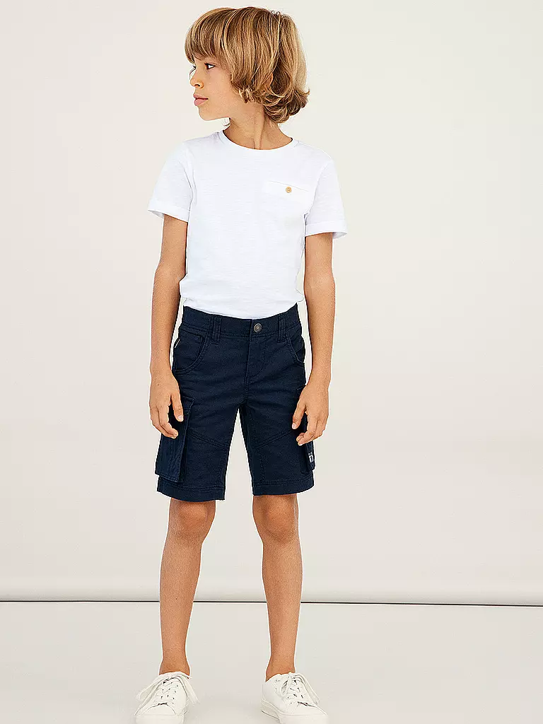 NAME IT Jungen Cargobermuda NKMRYAN TWIBAMGO blau
