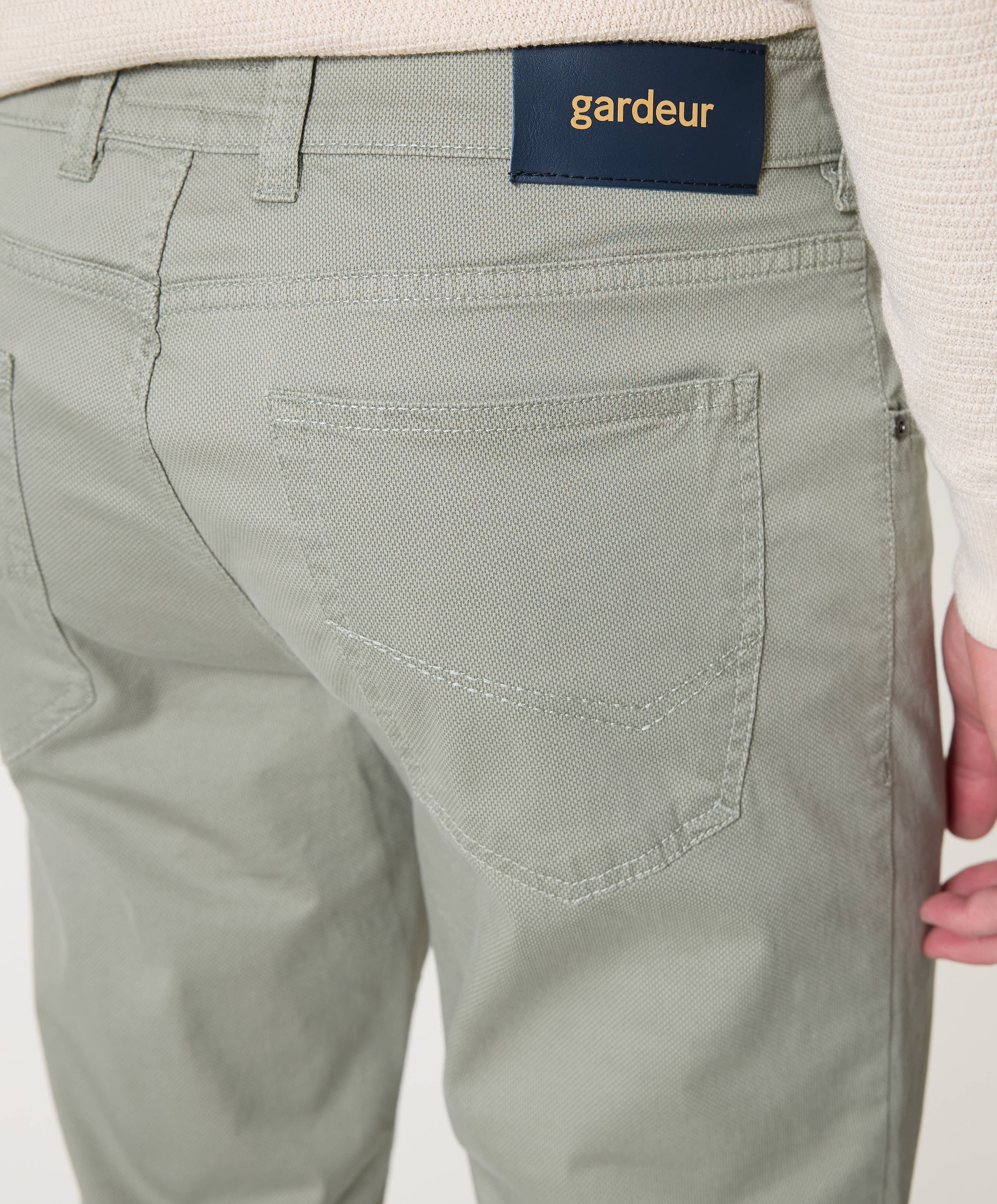 Gardeur 5-Pocket Modern Fit heren broek groen