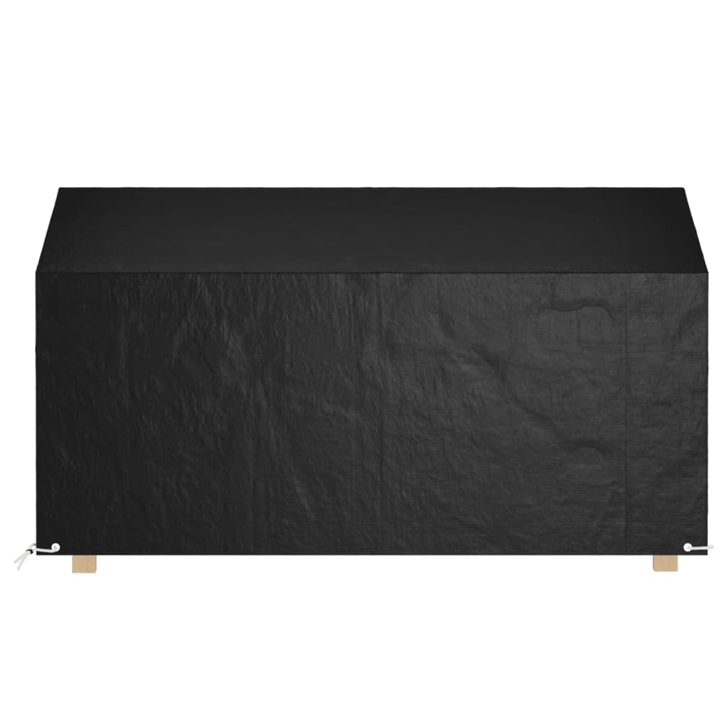 Housse de banc de jardin 12 œillets 210x70x70/88cm polyéthylène