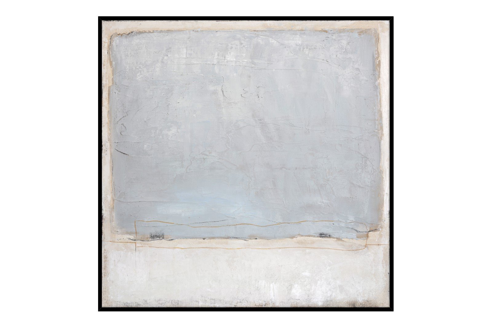 Blue Inside 100x100 cm Black Frame