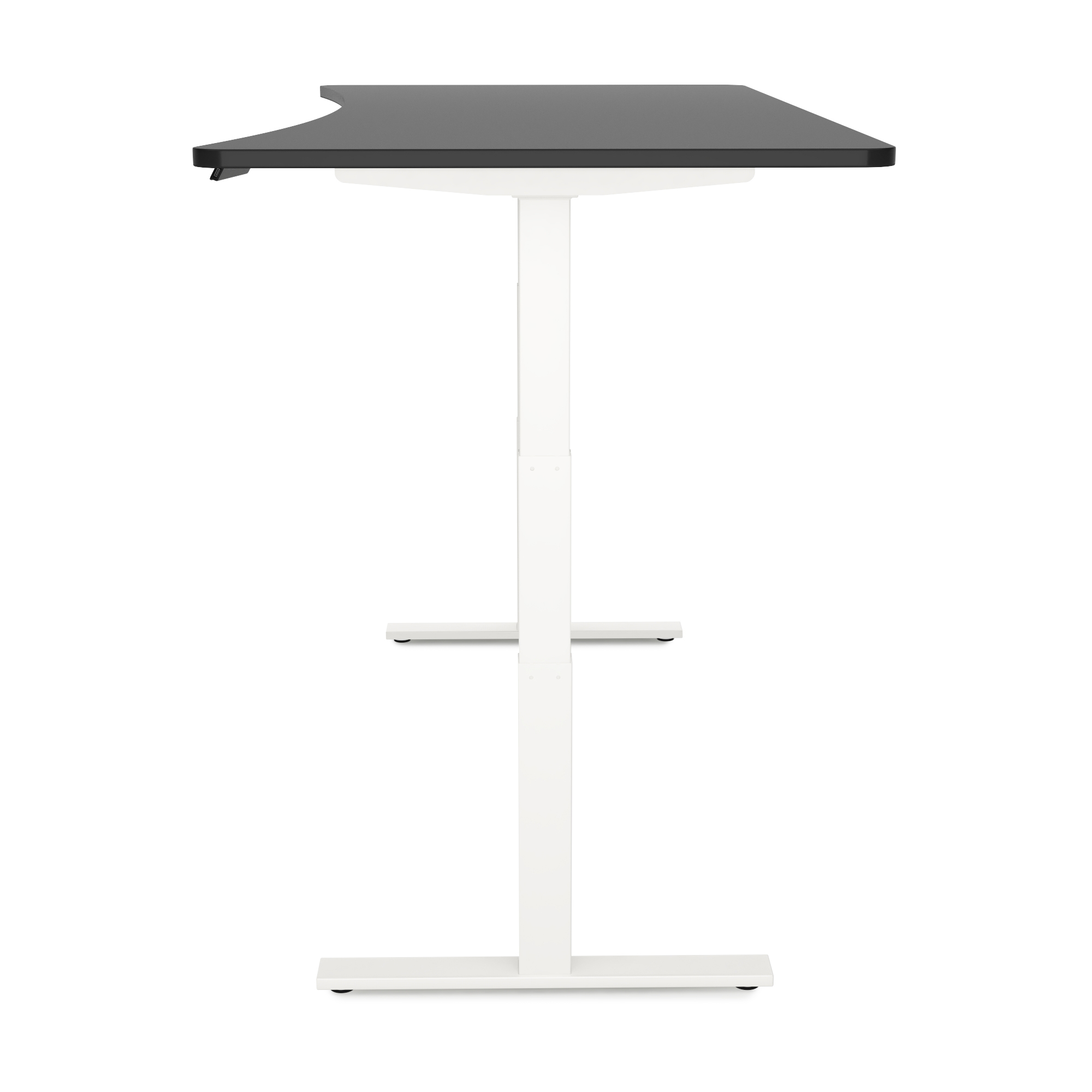 Stehpult elektrisch PREMIUM schwarz/weiss 200 x 92 cm