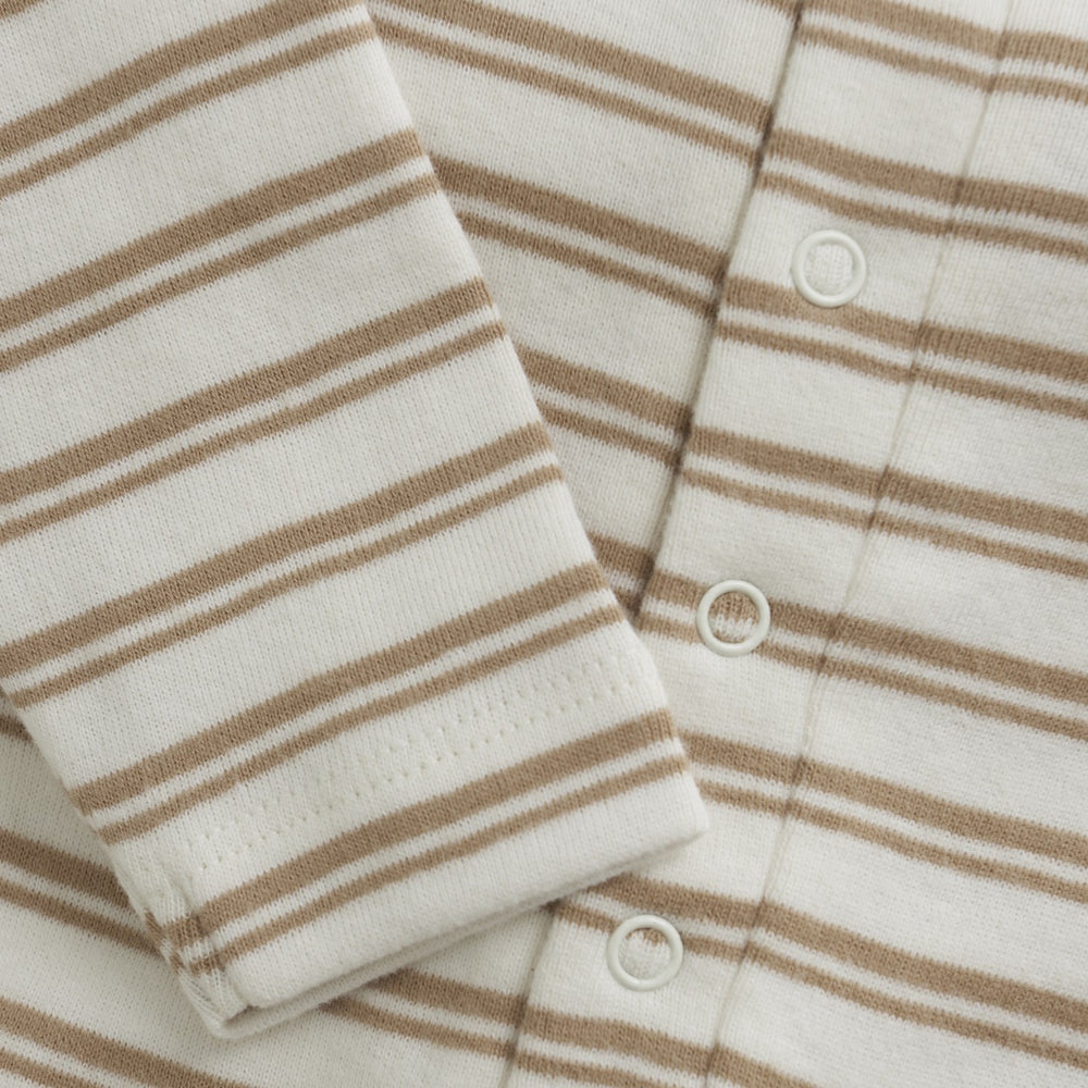 Køb FIXONI Macaroon Romper LS W. Feet Rib